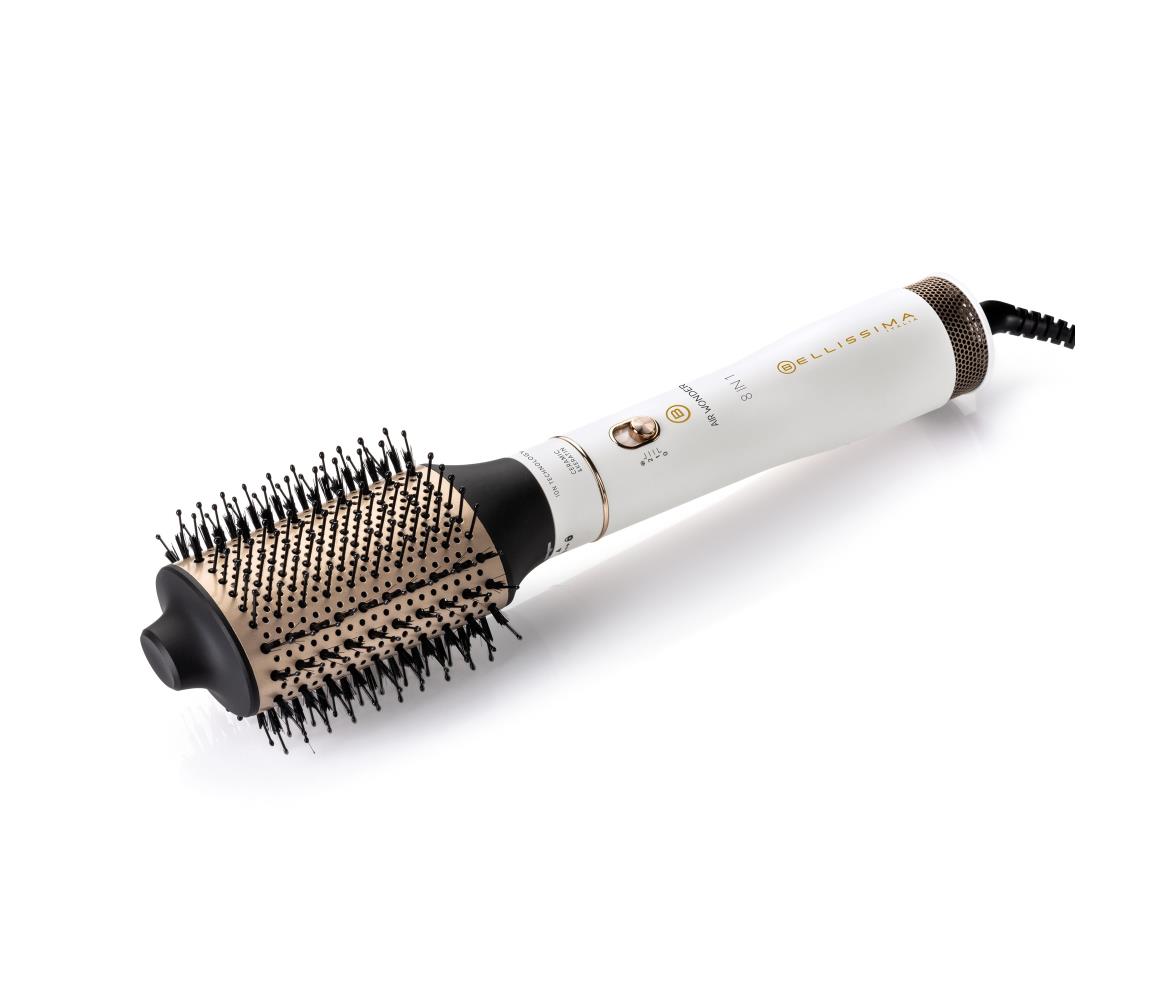 Bellissima 11847 - Teplovzdušná kefa 8v1 AIR WONDER 1000W/230V biela/zlatá 11847