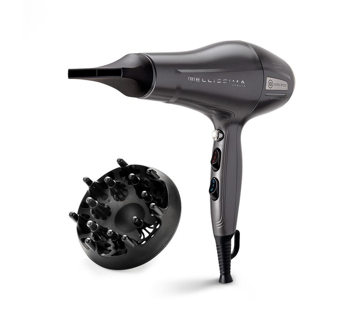Bellissima 11859 - Sušič vlasov ULTRA SPEED 2200 W/230 V čierny 11859