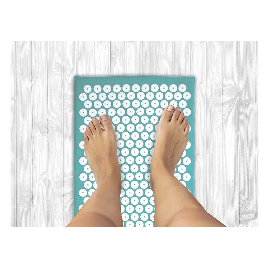 Beper - Akupresúrna podložka a vankúš v mintovej farbe