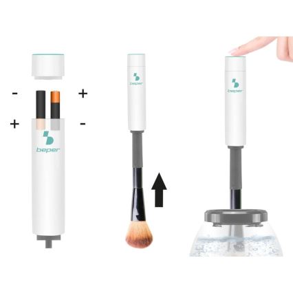 Beper - Čistič kozmetických štetcov 2xAAA