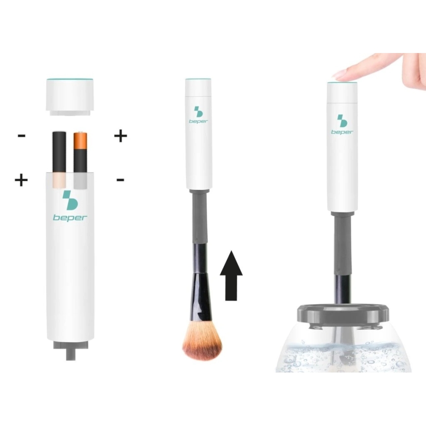 Beper - Čistič kozmetických štetcov 2xAAA