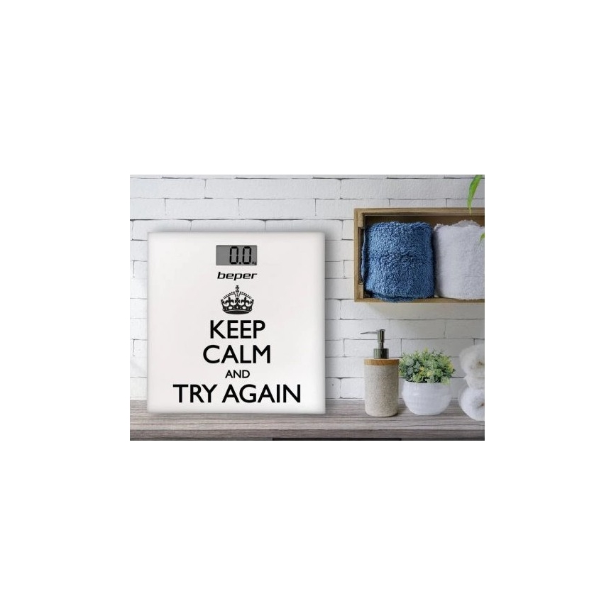 Beper - Digitálna osobná váha s LCD displejom 1xCR2032