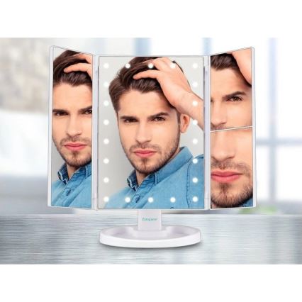 Beper - Kozmetické zrkadlo s LED podsvietením 4xAAA/5V