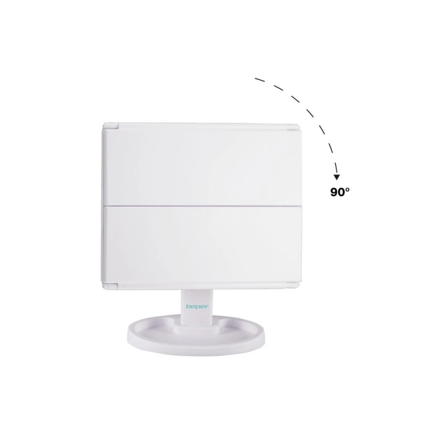 Beper - Kozmetické zrkadlo s LED podsvietením 4xAAA/5V