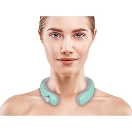 Beper - Nabíjací EMS masážny prístroj na krk 5V/900 mAh mintová