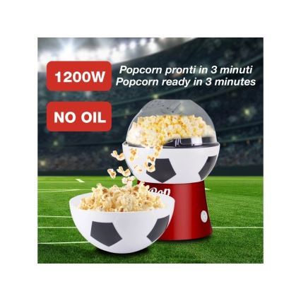 Beper - Popcornovač 1200W/230V v tvare futbalovej lopty