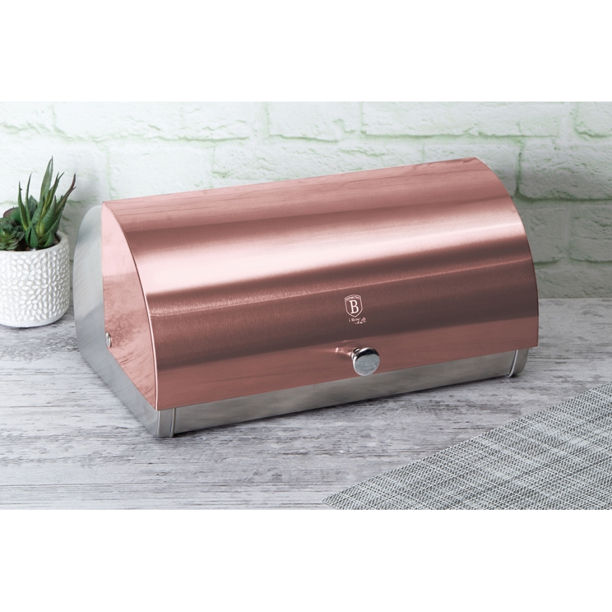 BerlingerHaus - Chlebník nerez/rose gold
