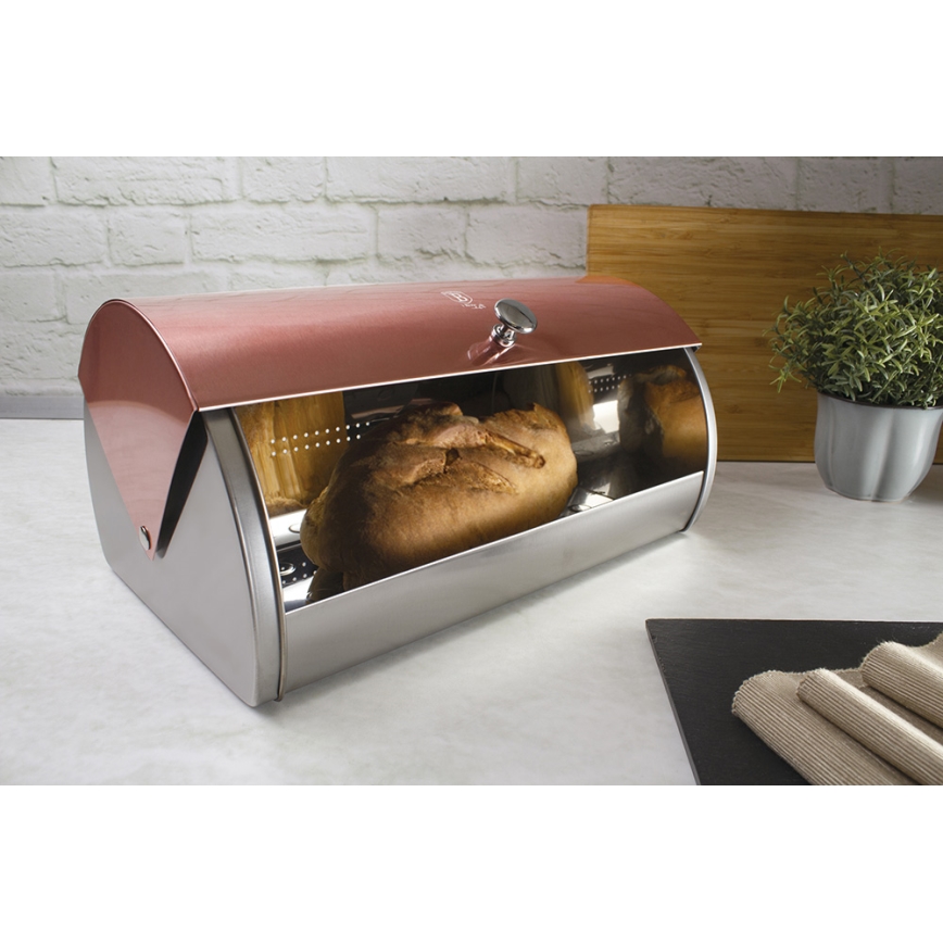 BerlingerHaus - Chlebník nerez/rose gold