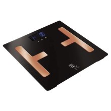BerlingerHaus - Osobná váha s LCD displejom 2xAAA čierna/rose gold