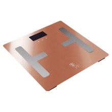 BerlingerHaus - Osobná váha s LCD displejom 2xAAA rose gold/matný chróm