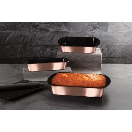 BerlingerHaus - Sada foriem na pečenie s titánovým povrchom 3 ks rose gold