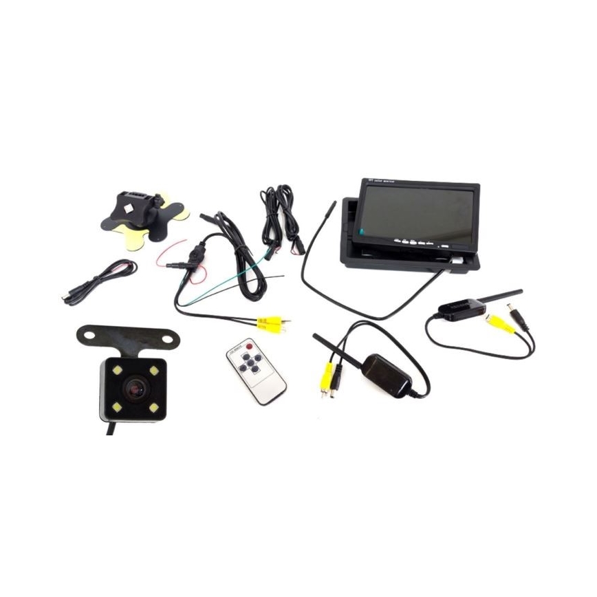 Bezdrôtová cúvacia kamera s LCD Wi-Fi 12V IP66