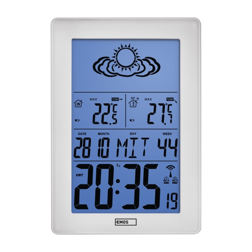 Bezdrôtová meteostanica 3x 1,5 V AA