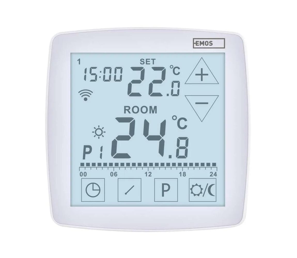 Bezdrôtový digitálny termostat GoSmart 230V/16A Wi-Fi Tuya P56S01F