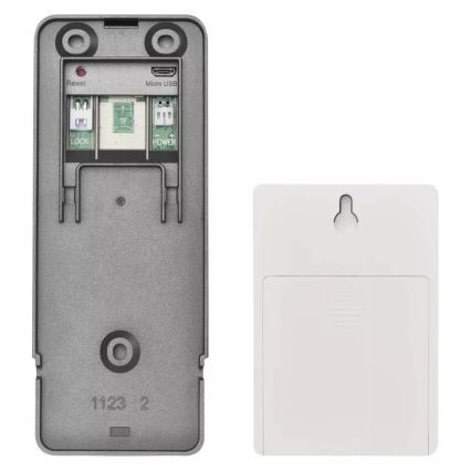 Bezdrôtový videozvonček so senzorom pohybu GoSmart 12V/3xAA IP44 Wi-Fi Tuya
