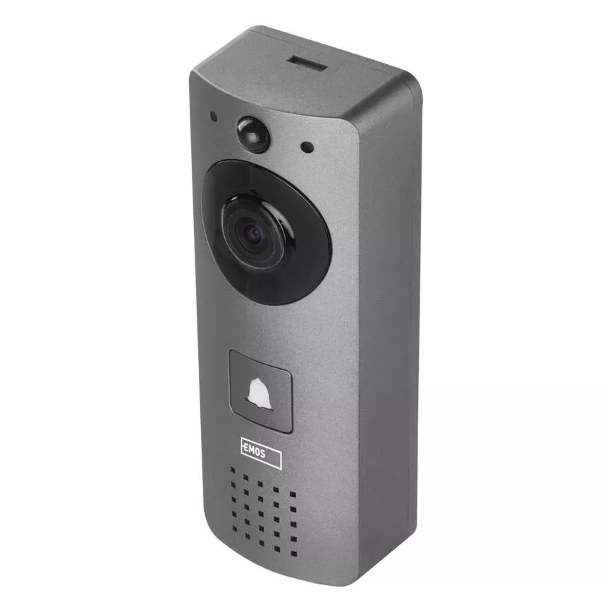 Bezdrôtový videozvonček so senzorom pohybu GoSmart 12V/3xAA IP44 Wi-Fi Tuya