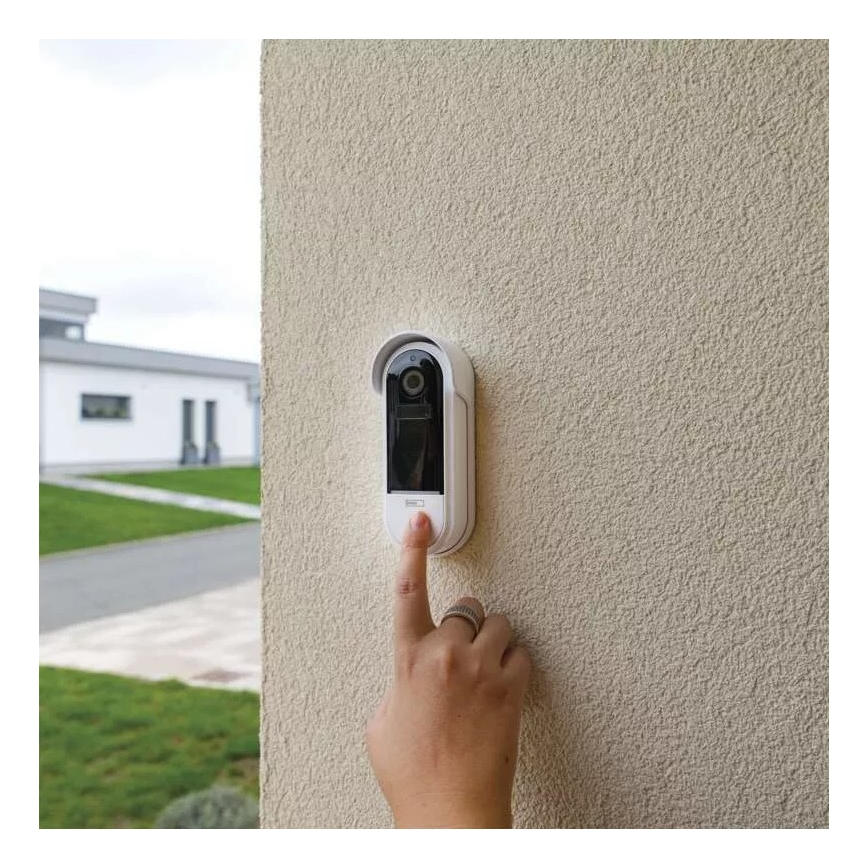 Bezdrôtový videozvonček so senzorom pohybu GoSmart 5V 3xAA IP65 Wi-Fi Tuya