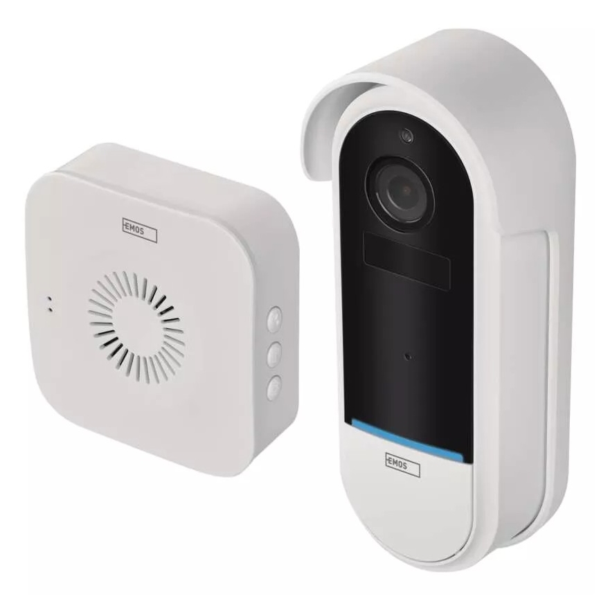 Bezdrôtový videozvonček so senzorom pohybu GoSmart 5V 3xAA IP65 Wi-Fi Tuya