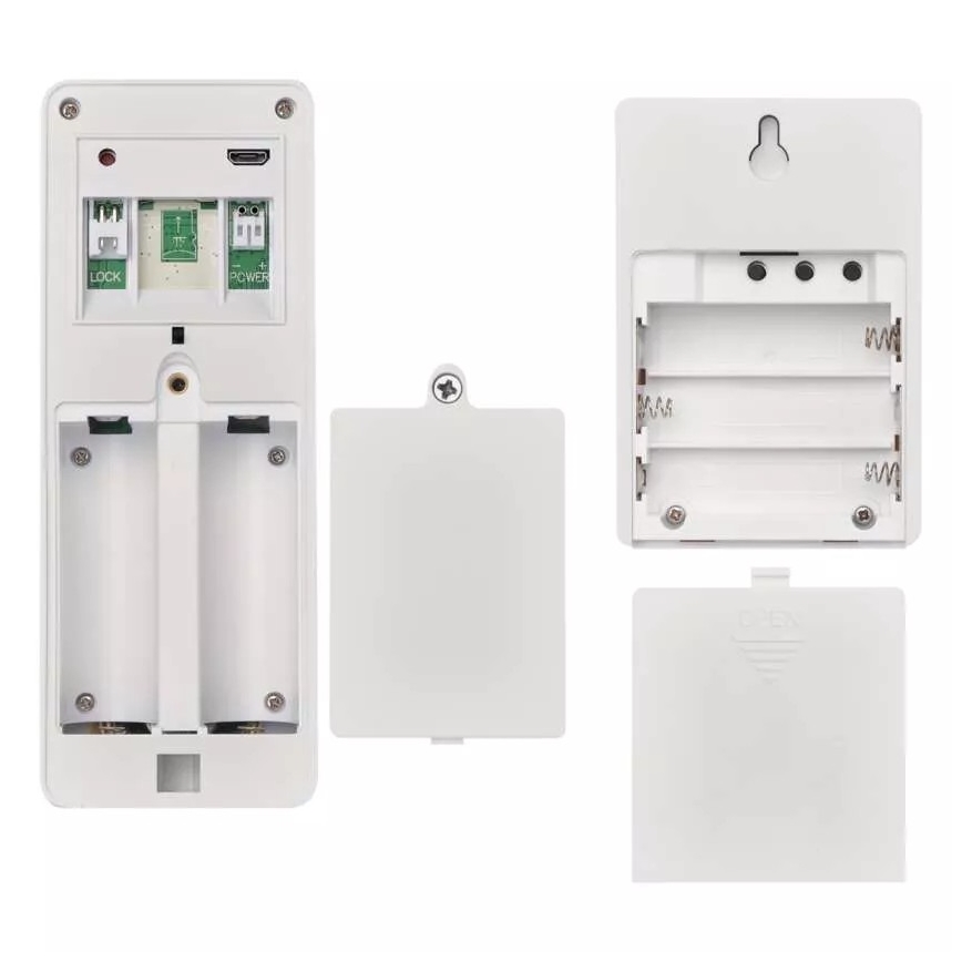 Bezdrôtový videozvonček so solárnym panelom GoSmart 4400 mAh 3xAA IP44 Wi-Fi Tuya