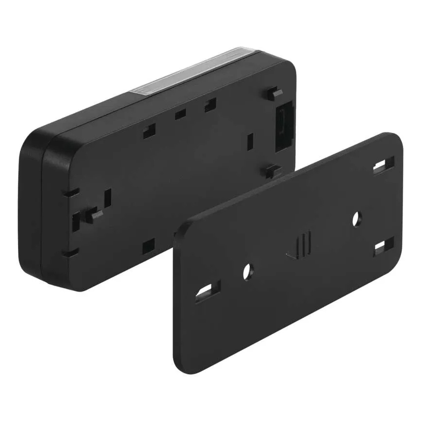 Bezdrôtový zvonček do zásuvky 230V + 1xCR2032 čierna