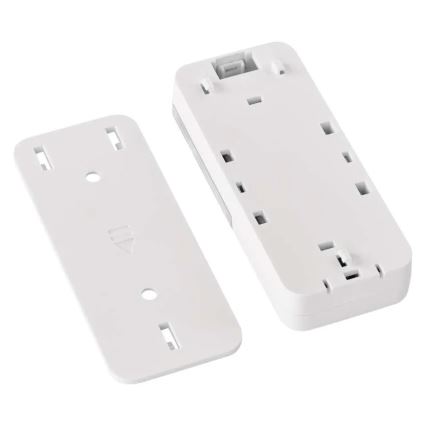 Bezdrôtový zvonček do zásuvky GoSmart 230V + 1xCR2032 biely Wi-Fi