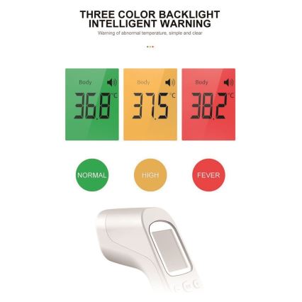 Bezkontaktný digitálny infračervený teplomer 2xAAA