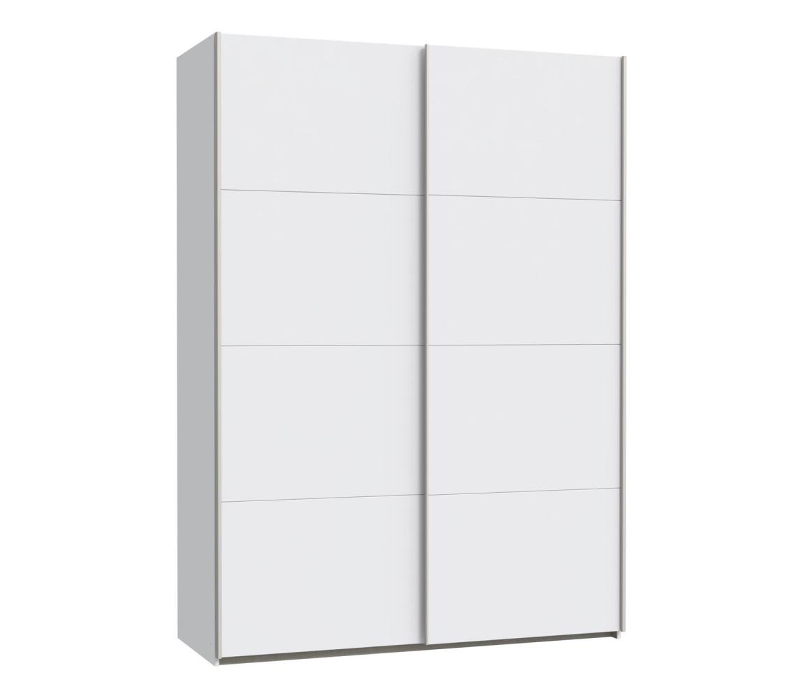 Biela šatníková skriňa KARO 150x210 cm SHMS72413-120