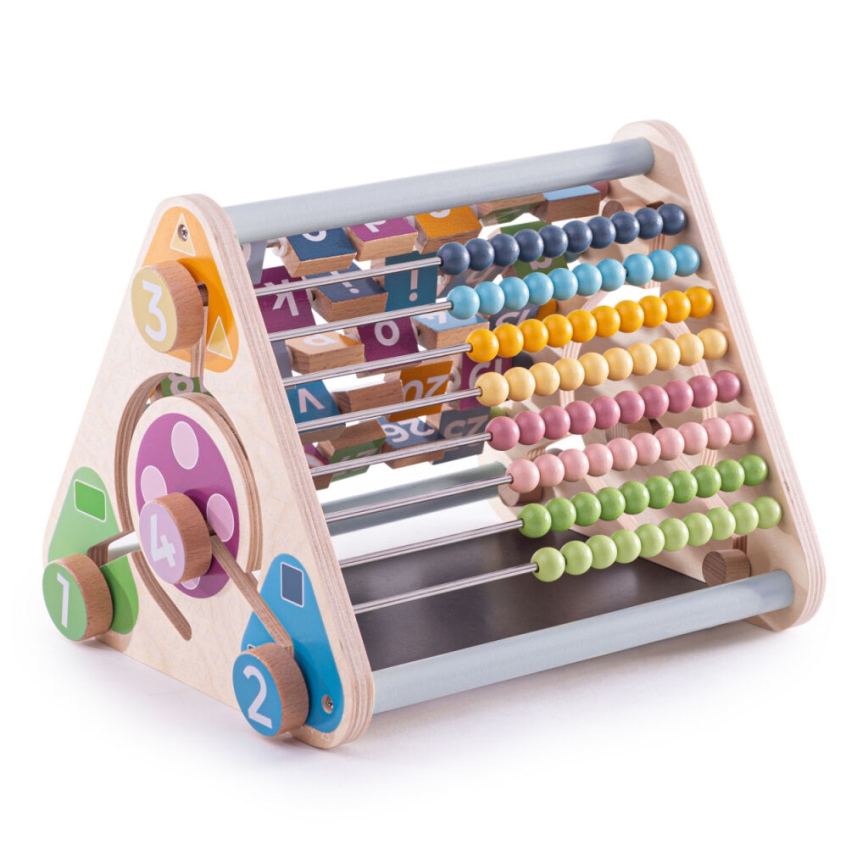 Bigjigs Toys - Aktívny trojuholník so zvieratkami