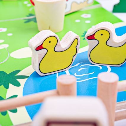Bigjigs Toys - Drevená farma