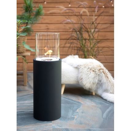 BIO krb ROMA 26,5x80,5 cm 2kW čierna + ochranný kryt