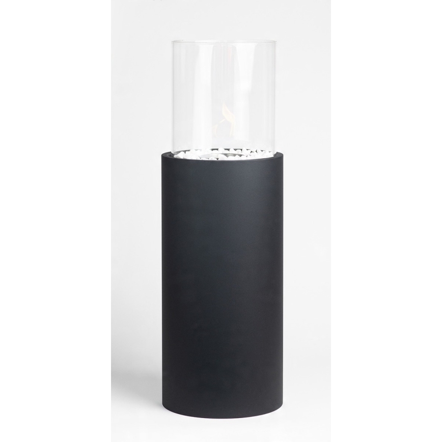 BIO krb ROMA 26,5x80,5 cm 2kW čierna + ochranný kryt