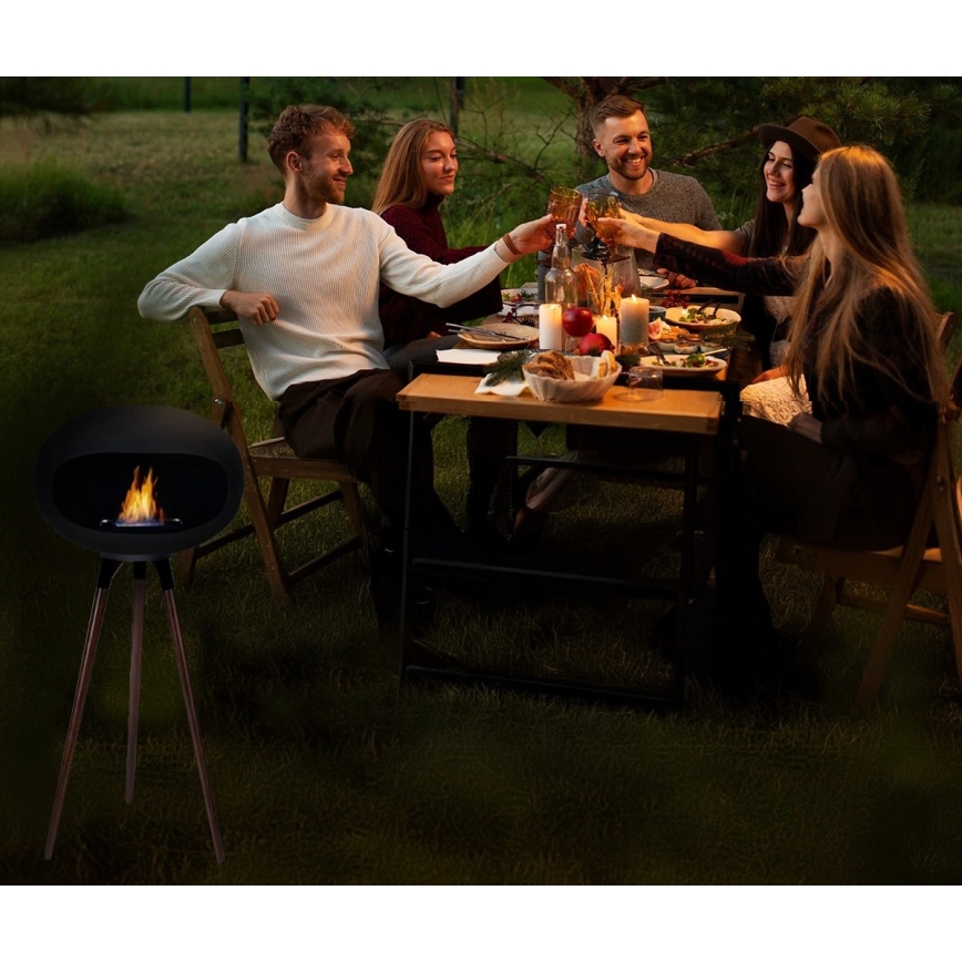 Biokrb TOKIO 45x100 cm 2 kW čierny