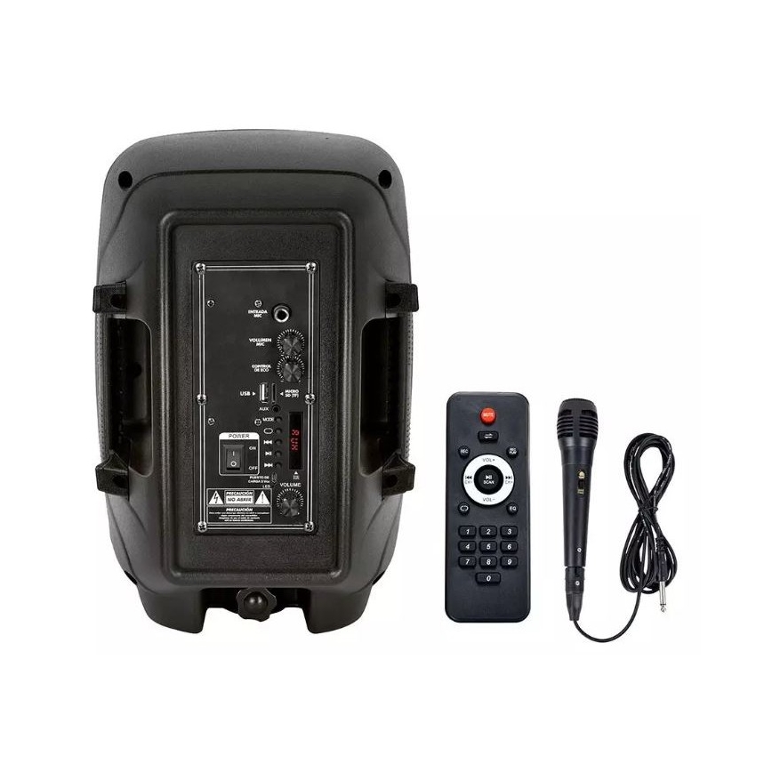 Bluetooth prenosný reproduktor s mikrofónom 35W/3,7V LED RGB + DO