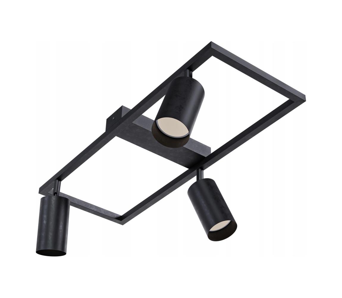 SmartLED Bodové svietidlo 3xGU10/30W/230V čierne 1812