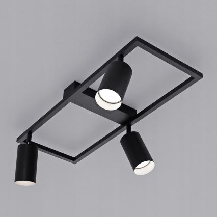 Bodové svietidlo 3xGU10/30W/230V čierne