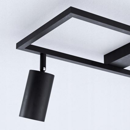 Bodové svietidlo 3xGU10/30W/230V čierne