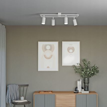 Bodové svietidlo 4xGU10/30W/230V biele