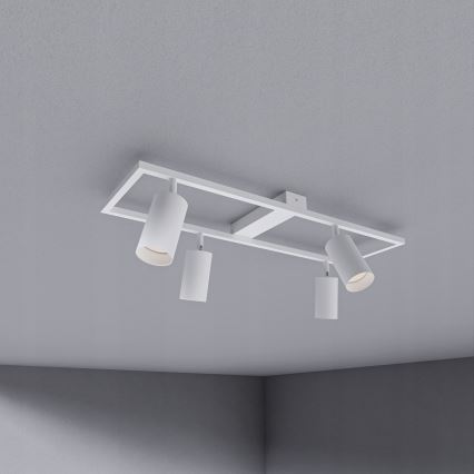 Bodové svietidlo 4xGU10/30W/230V biele