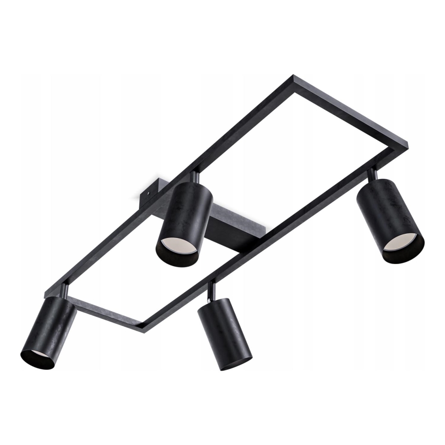 Bodové svietidlo 4xGU10/30W/230V čierne