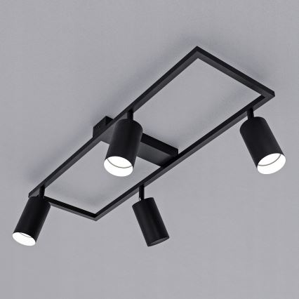 Bodové svietidlo 4xGU10/30W/230V čierne