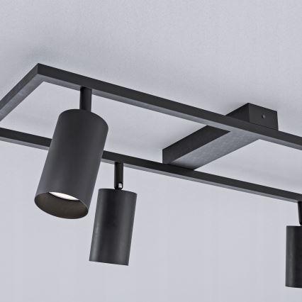 Bodové svietidlo 4xGU10/30W/230V čierne