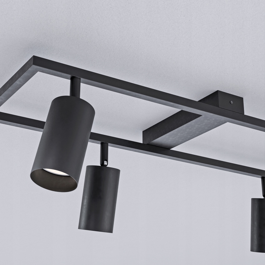 Bodové svietidlo 4xGU10/30W/230V čierne