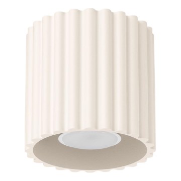 Bodové svietidlo AURA 1xGU10/10W/230V 10 cm krémové
