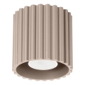 Bodové svietidlo AURA 1xGU10/10W/230V pr. 10 cm taupe