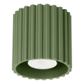 Bodové svietidlo AURA 1xGU10/10W/230V pr. 10 cm zelené