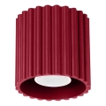 Bodové svietidlo AURA 1xGU10/10W/230V, priemer 10 cm, červené