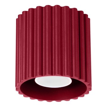 Bodové svietidlo AURA 1xGU10/10W/230V, priemer 10 cm, červené