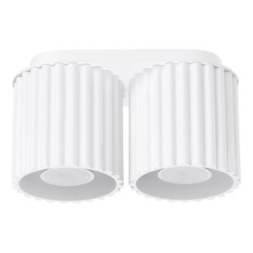 Bodové svietidlo AURA 2xGU10/10W/230V biele