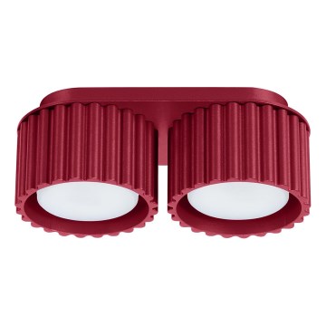 Bodové svietidlo AURA 2xGX53/10W/230V červená