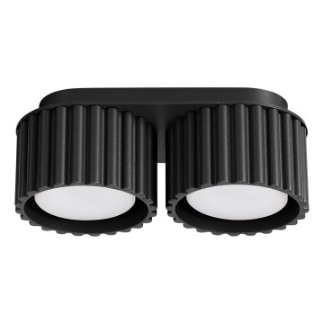Bodové svietidlo AURA 2xGX53/10W/230V čierne